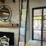 LOMY silky viscose travel textile multiple colours ladder fireplace LOMYNA